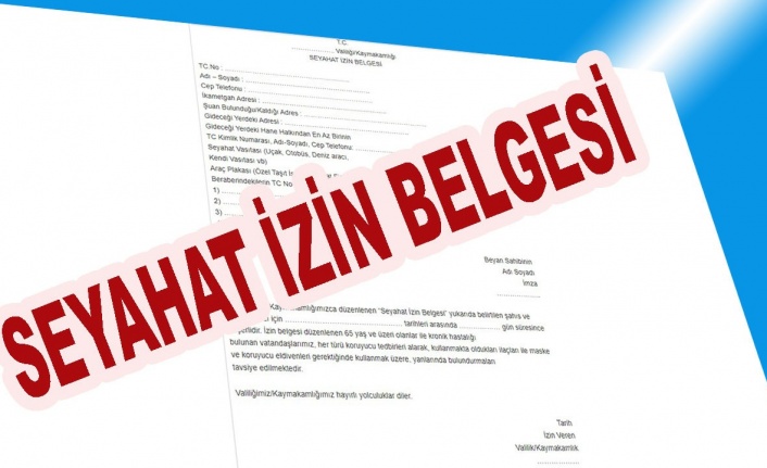 Telefondan ve E devlet'ten seyahat izin belgesi alma: Şehirler arası seyahat izin belgesi nasıl alınır?