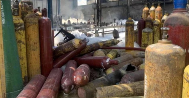 Kahramankazan’da oksijen tüpü dolum tesisinde yangın! – Ankara Gündem | Ankara Haber