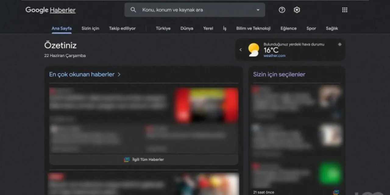 Google Haberler'in Tasarımı Tamamen Değişecek