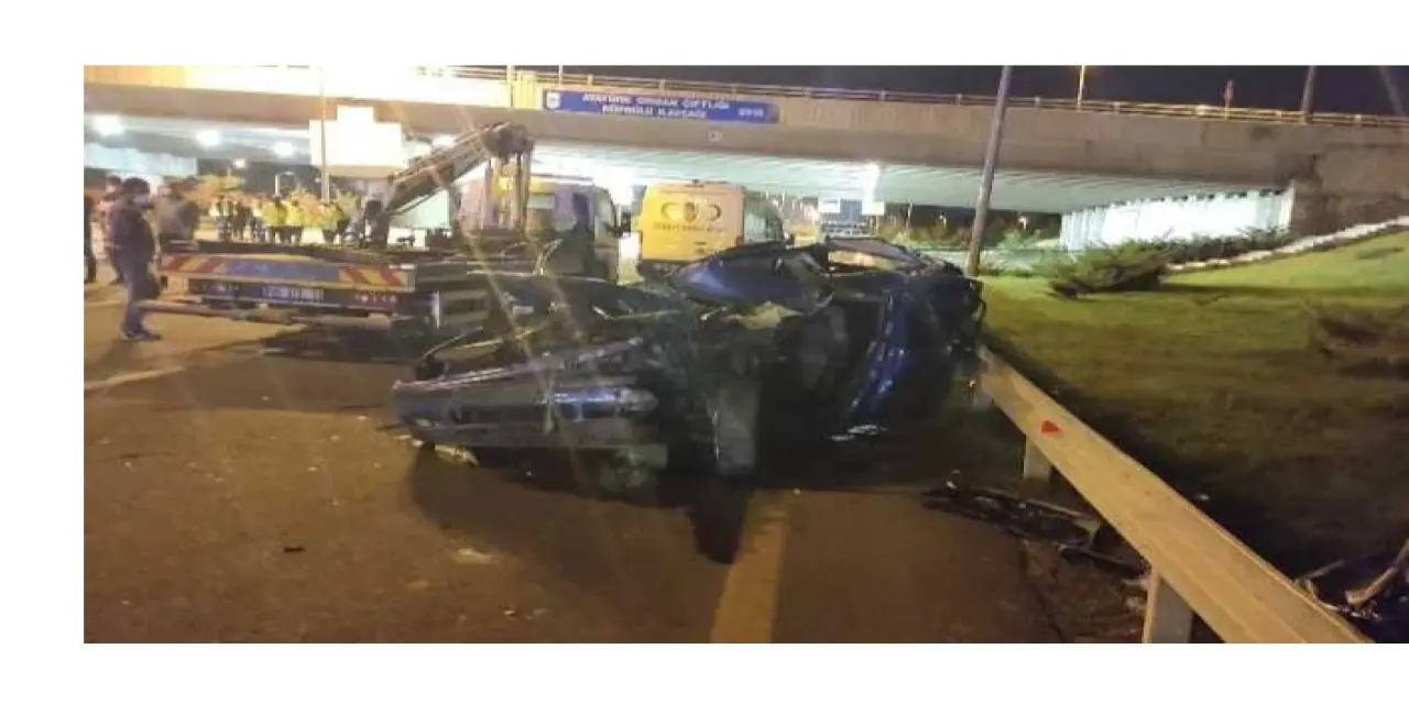 Ankara'da feci kaza