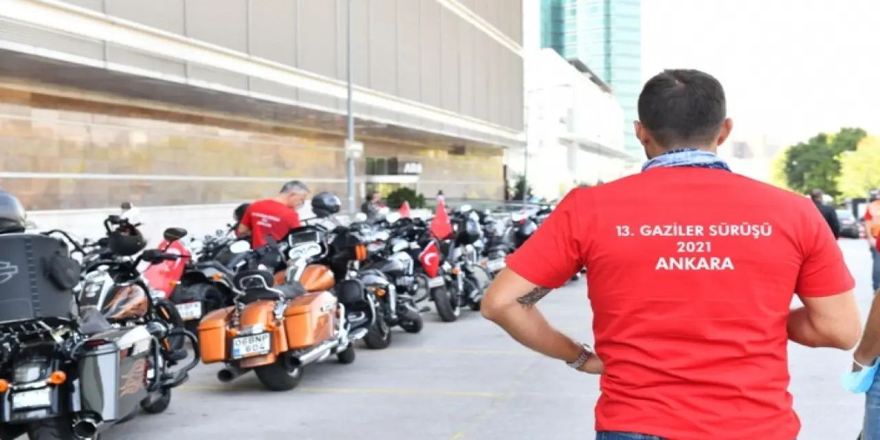 Gaziler için motosiklet turu