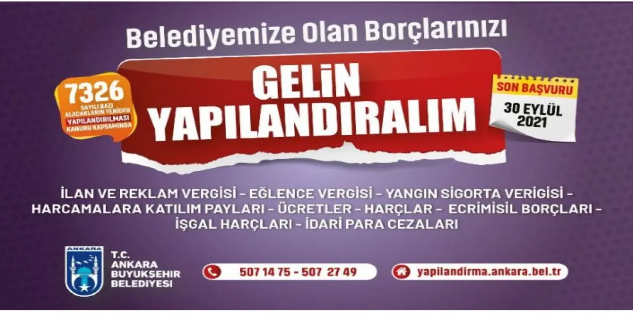 Borç Yapılandırma Sürelerine Uzatma