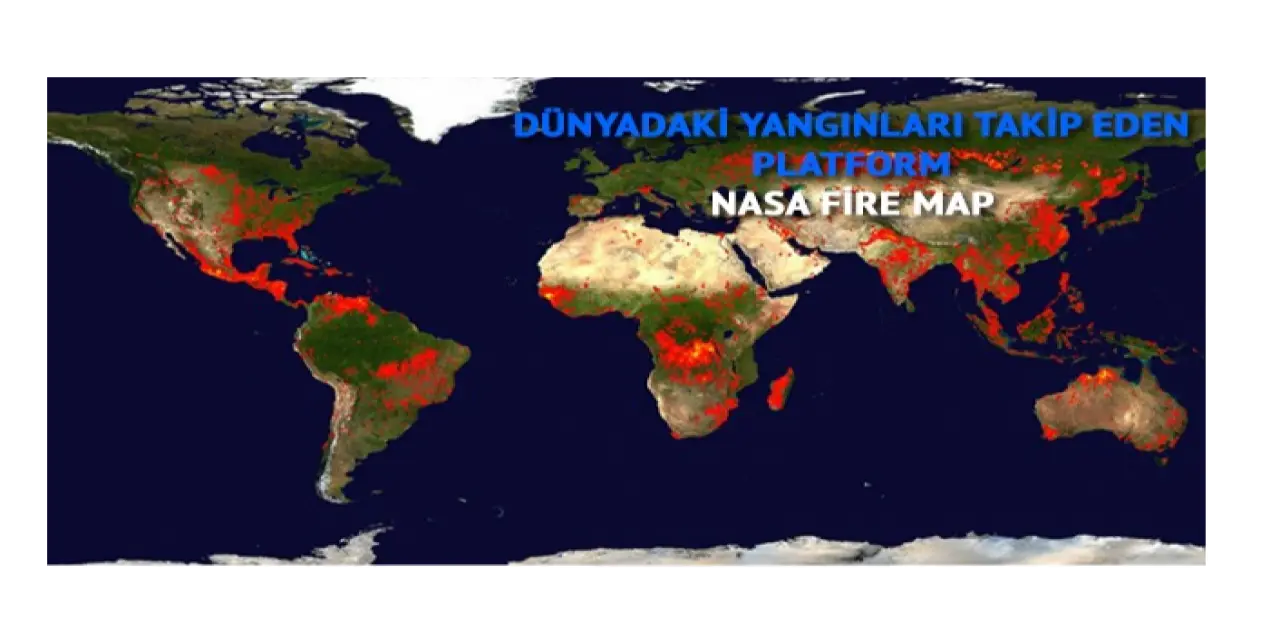 Dünyadaki yangınları takip edebileceğiniz platform: NASA Fire Map