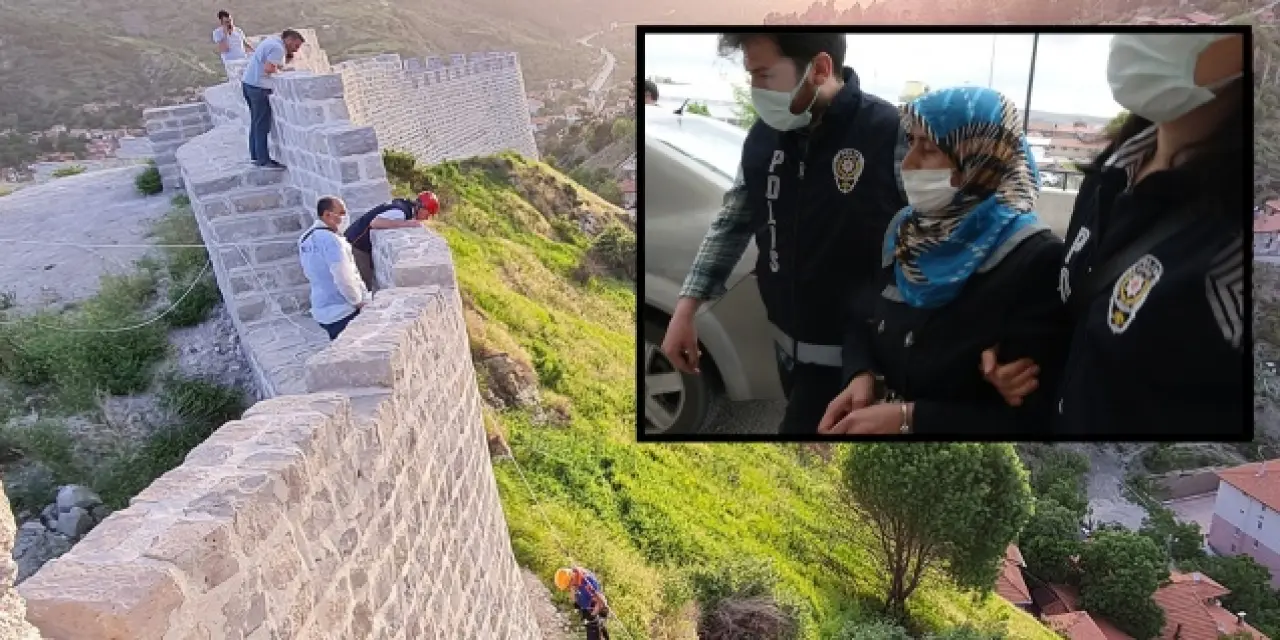 Kalenin surlarından engelli oğlunu iten anne hakim karşısına çıktı