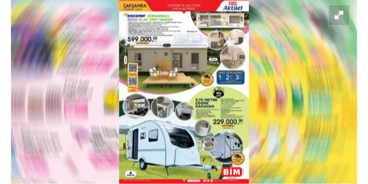 BİM'de Muazzam Fırsatlar: Karavan ve Tiny House Satışı