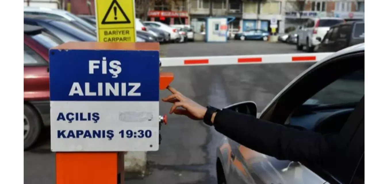 Otopark ücretlerine zam geldi