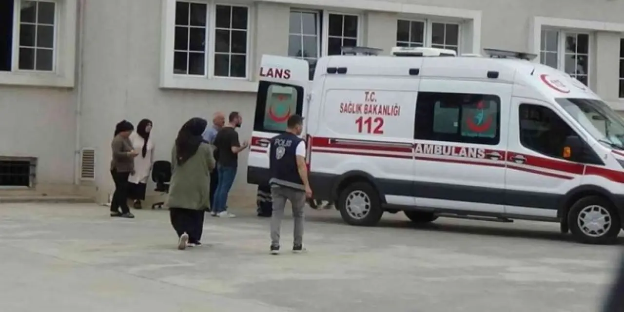 Sınava gireceği okulda merdivenden düştü