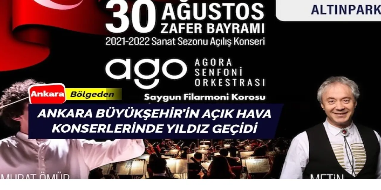 Açık hava konserleri devam ediyor