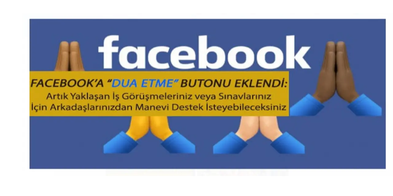 Facebook'a "Dua Etme" Butonu Geldi!