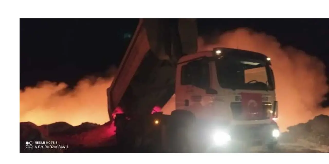 Ankara'da çöplükte patlama