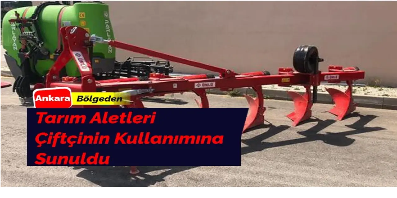 Tarım Aletleri Çiftçilere Kullanmaları İçin Verildi