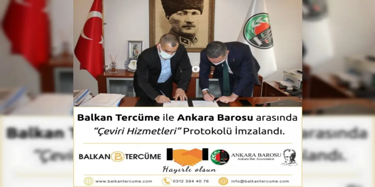 Balkan Tercüme’den Ankara’da Dev Anlaşma